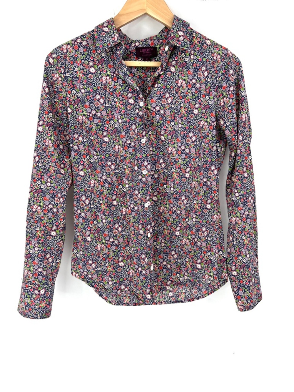 J.Crew Liberty Floral Print Blouse Shirt